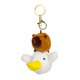 thumbnail image 1 of Capybara Plush Keychain Soft Keyring Charm Para Niños Adultos Hoilday Gifts Style A, 1 of 5