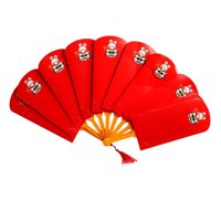 Bothyi - Suministros En Forma De Abanico De Sobres Rojos Chinos Plegables Para Fiesta De Regalo Año Nuevo