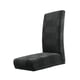 thumbnail image 3 of Funda de Asiento Decorativa, Impermeable, Elástica, Fundas Antideslizantes para Silla, Fundas para Silla para Banquete, Boda, Hotel, negro y gris, 3 of 5