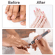 thumbnail image 4 of Juegos de brocas y bandas de lijado para manicura y pedicura, brocas de repuesto para taladro eléctrico de uñas con 6 brocas y 6 bandas de lijado., 4 of 8