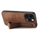 thumbnail image 4 of Funda Protectora con Correa para iPhone 15 Pro Resistente a Golpes Marrón, 4 of 6