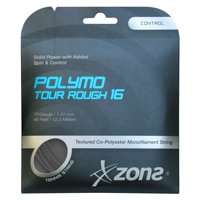 Set Cuerda Tenis Zons Polymo Tour Rough 1.30 / 16 Plata