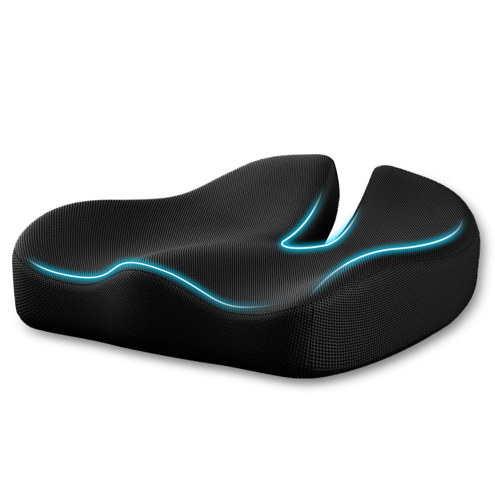 Cojín De Asiento Cjacsoc De Espuma Viscoelástica Extra Grande Para Silla De Oficina