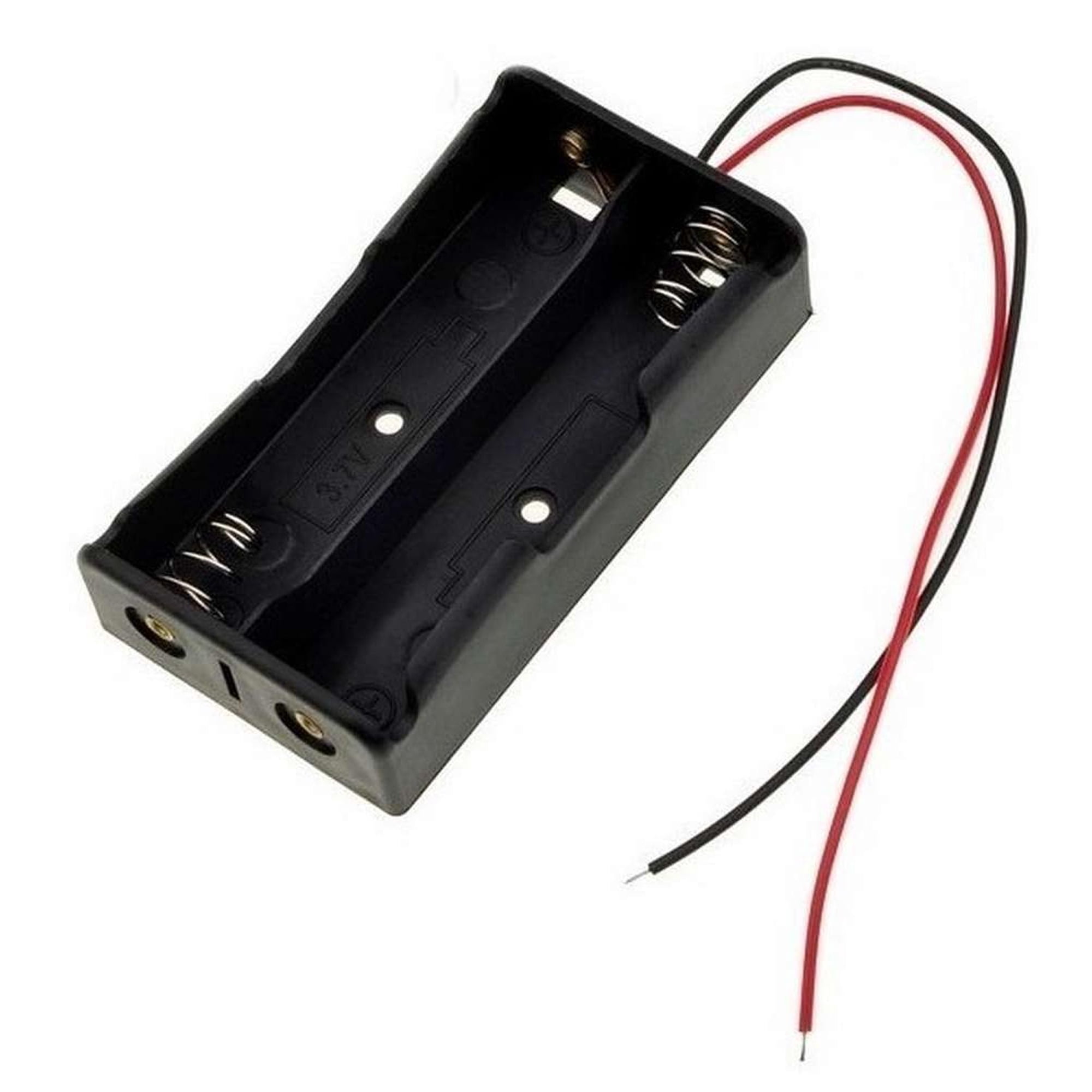 Gen - Caja Porta Pilas 2 Celdas Bateria 18650 Fuente Poder Multicolor