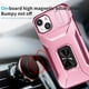 thumbnail image 2 of Funda Armada para iPhone 14 con Tapa Deslizante y Soporte Magnético Giratorio Rosa, 2 of 5