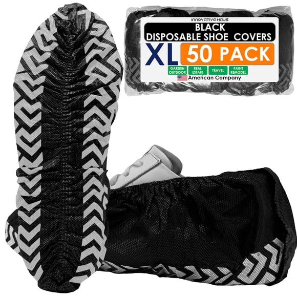 Cubrezapatos INNOVATIVE HAUS Negro XL (50 unidades)