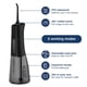 thumbnail image 3 of Irrigador Bucal Limpieza Dental Negro con Tanque PowerFloss, 3 of 10