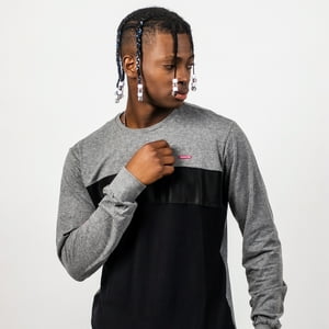 Gangster - Polera Especial Manga Larga Aex Gris Oscuro Hombre M