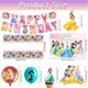 thumbnail image 2 of Set de fiesta Hupalun de 62 piezas de Disney Princesas para cumpleaños, 2 of 5