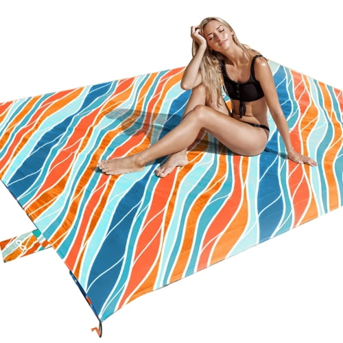 Crusec - Alfombra Manta Impermeable 210x200cm De Picnic Playa Verano