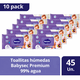 thumbnail image 1 of Pack 10 Toallitas Húmedas Babysec Premium 45 un, 1 of 5