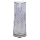 thumbnail image 1 of Florero Jarron Decorativo Vidrio Geometrico 24x7cm plateado, 1 of 3