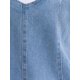 thumbnail image 5 of INSPIRE CHIC Vestido de Mujer Regreso a Clases Peto de Mezclilla Holgado Casual Sin Mangas Mini Vestidos Azul Cielo S, 5 of 6