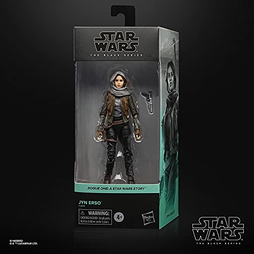 Star Wars The Black Series Jyn Erso Figura De Acción Coleccionable Rogue One: Una Historia, Juguetes Para Niños De 4 Años En Adelante, F2889