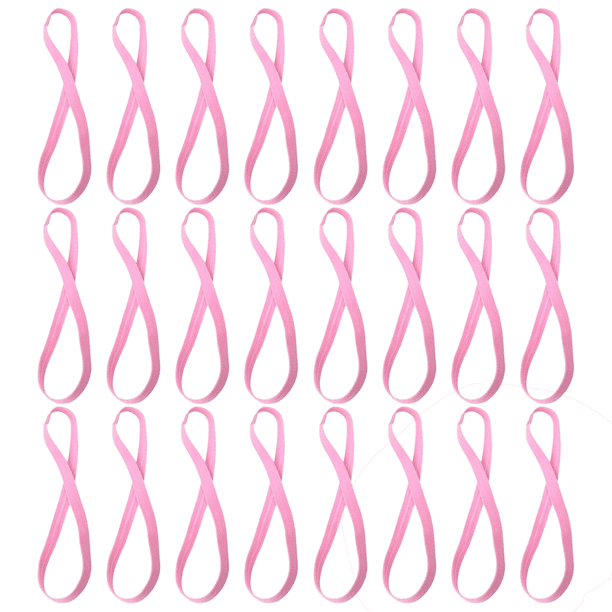 24 diademas deportivas elásticas finas, antideslizantes, sin arrugas, suaves y para el sudor.