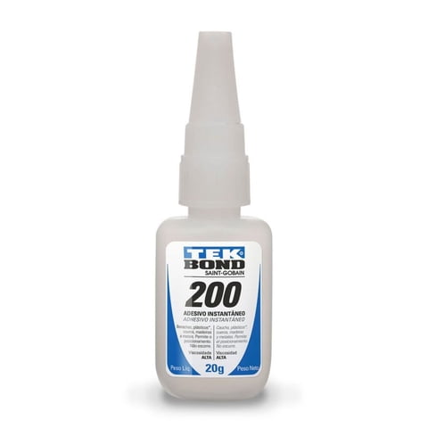 Tekbond - Adhesivo Instantáneo 200 Viscosidad Alta 20G (Punta Anti-Obstrucción)