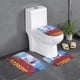 thumbnail image 1 of Ranking of Kings Juego de 3 alfombras de baño de coral fleece: tapete de baño + alfombra de inodoro en forma de U + funda de tapa de inodoro en forma de O, 1 of 6