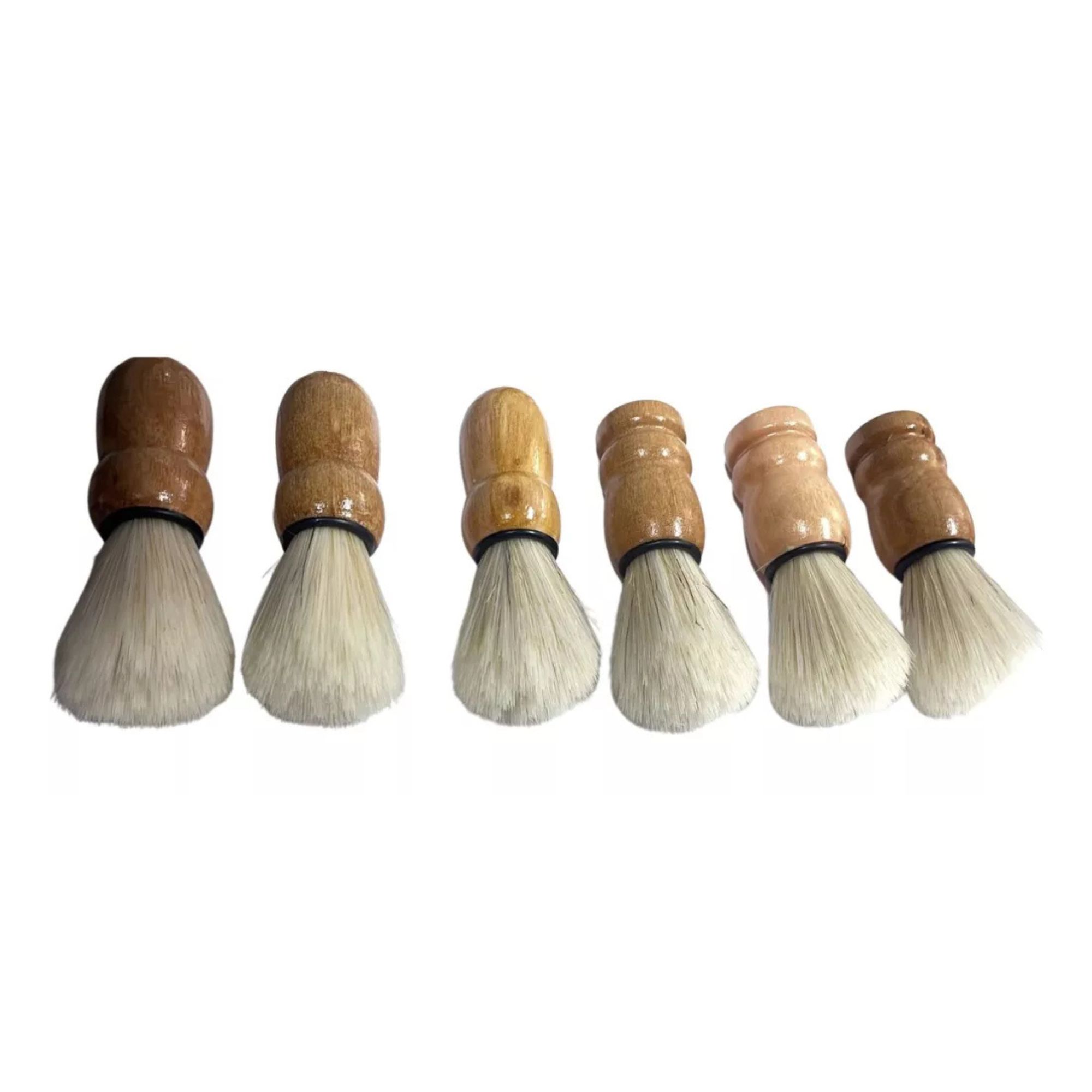 Ekol - 12X Brocha Hisopo De Madera Para Barba