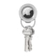 thumbnail image 2 of Funda delgada AirTag Orbitkey de acero inoxidable y TPU negra, 2 of 5