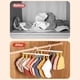 thumbnail image 4 of Organizador de sombreros - Perchas para calcetines con pinzas - Organizador de sombreros para perchas, perchero para gorras de béisbol, perchero multifuncional, almacenamiento para armario, soporte pa, 4 of 7