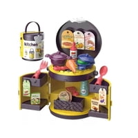 Genérico - Mini Maleta Bag Tocador Kitchen Cocina 25 Piezas Juguete Niñas