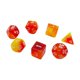 thumbnail image 3 of 7x Dados Poliédricos D20 D12 D10 D8 D6 D4 Juego De Dados De Ocio Y Entretenimiento Rojo, 3 of 5