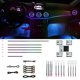 thumbnail image 1 of Luces interiores para auto HMYC 46 cm 18 en 1 LED RGB acrílico con control por app, 1 of 9