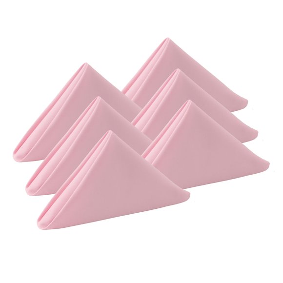Servilletas de Tela KOFFOTA 46 cm Rosa Reutilizables de Algodón