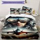 thumbnail image 1 of 3pcs Bedding Set Duvet Cover Closure Includes 1 Duvet Cover & 2 Pillowcases for All Seasons Bedroom Decor, Home Dorm High-Definition Print Top Gun A459, 1 of 1