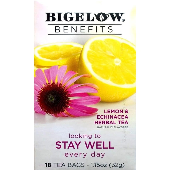 Té Bigelow Lemon Echinacea 32 g (18 bolsas)