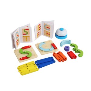 Magideal - Geotablero Montessori, Rompecabezas Fijados, Juguete De Desarrollo Temprano, Juguete De Iluminación, Juguete Matemático Manipulador, Juguete Educativo