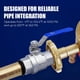 thumbnail image 5 of Válvula de bola MIDLINE VALVE de 1-1/4" de acero inoxidable 316, 1000 WOG, 5 of 9