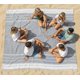 thumbnail image 1 of Manta de Playa LANE LINEN 210x210 cm Navy Blazer antiarena, 1 of 9