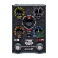 Line 6 - Procesador De Efectos De Graves De La Línea 6 Pod Express