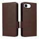 thumbnail image 1 of Funda Cartera para iPhone 17E Tapa Flip con Ranuras y Soporte Marrón, 1 of 5