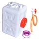 thumbnail image 4 of Contenedor de agua para acampar Almacenamiento de agua de emergencia portátil con anillo de tracción Grado alimenticio engrosado para barbacoa Jardín blanco 30 gatos, 4 of 5