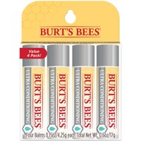 Bálsamo Labial Burt'S Bees Ultra Conditioning 100% Natural, Paquete De 4