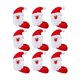 thumbnail image 4 of 6x Muñeco De Nieve Elk Papá Noel Colgantes Decorativos Lindos Para El Hogar Estilo Familiar A, 4 of 5