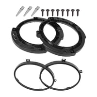 Ioensy - 2 Soportes De Montaje Para Faros Delanteros Para Jeep Wrangler Jk 2007-2017 Resistentes.