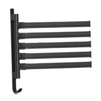 Bothyi - Toallero Giratorio De 180°, Colgador De Toallas Portátil Para Apartamento, Hogar, Hotel, Cinco Postes