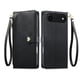 thumbnail image 1 of Funda Billetera con Cierre para [iphone 17 Air] con Tarjetero, Soporte y Correa de ManoNegro, 1 of 5