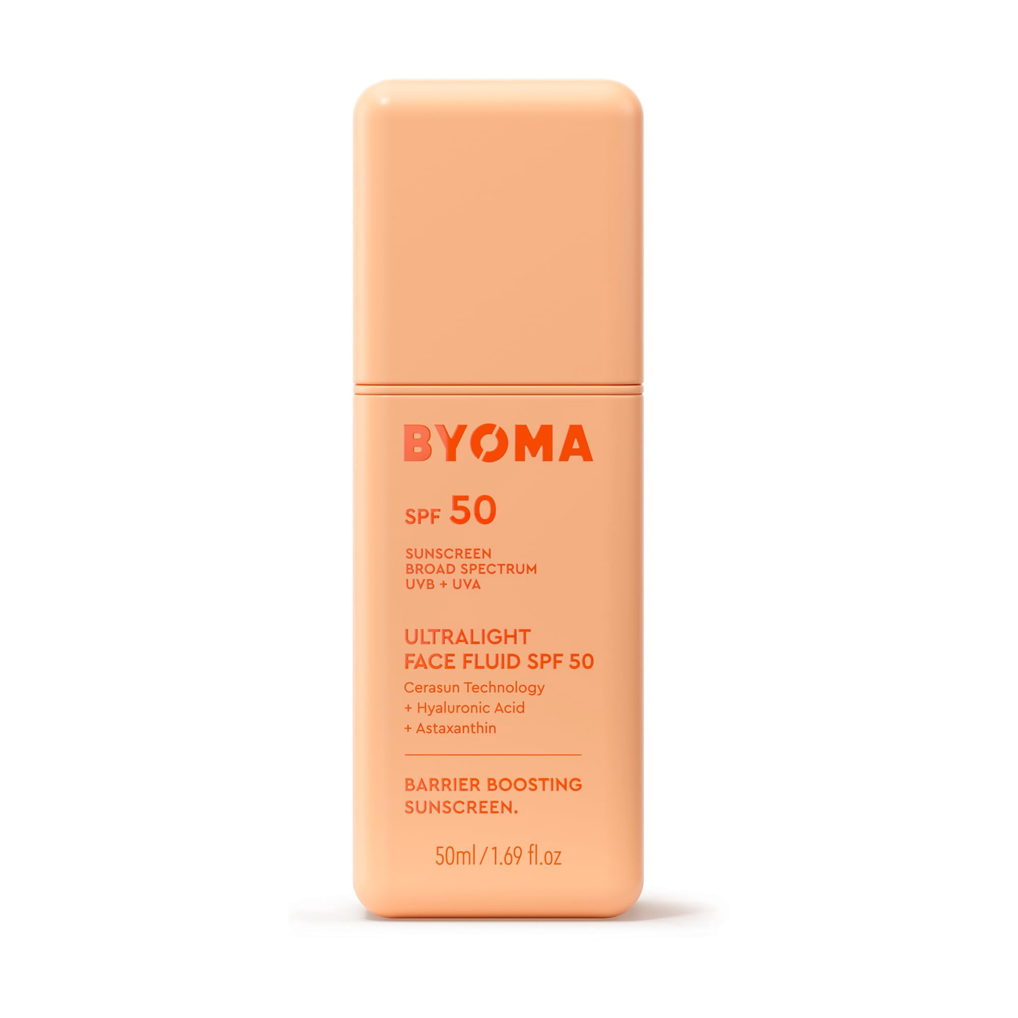Byoma - Protector Solar Spf 50 Fluido Facial 50 Ml Luminous Glow