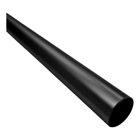 Metalhsa - Barra De Metal Negro De 19 Mm X 1.50 Mt