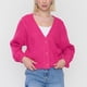 thumbnail image 3 of Tejido Mujer Cárdigan Fucsia Corona, 3 of 5