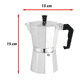 thumbnail image 4 of Cafetera Italiana De Aluminio 6 Tazas Cafe Desayuno Gris Gris, 4 of 4