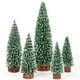 thumbnail image 1 of Cepillo para botellas Christmas Trees AeroWo flocado con base de madera, 5 unidades, 1 of 3