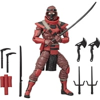 G.I. Joe Hasbro Serie Clasificada Red Ninja Action Figure 08 Juguet