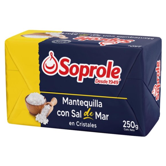Mantequilla con Sal de Mar Tradicional, 250 g