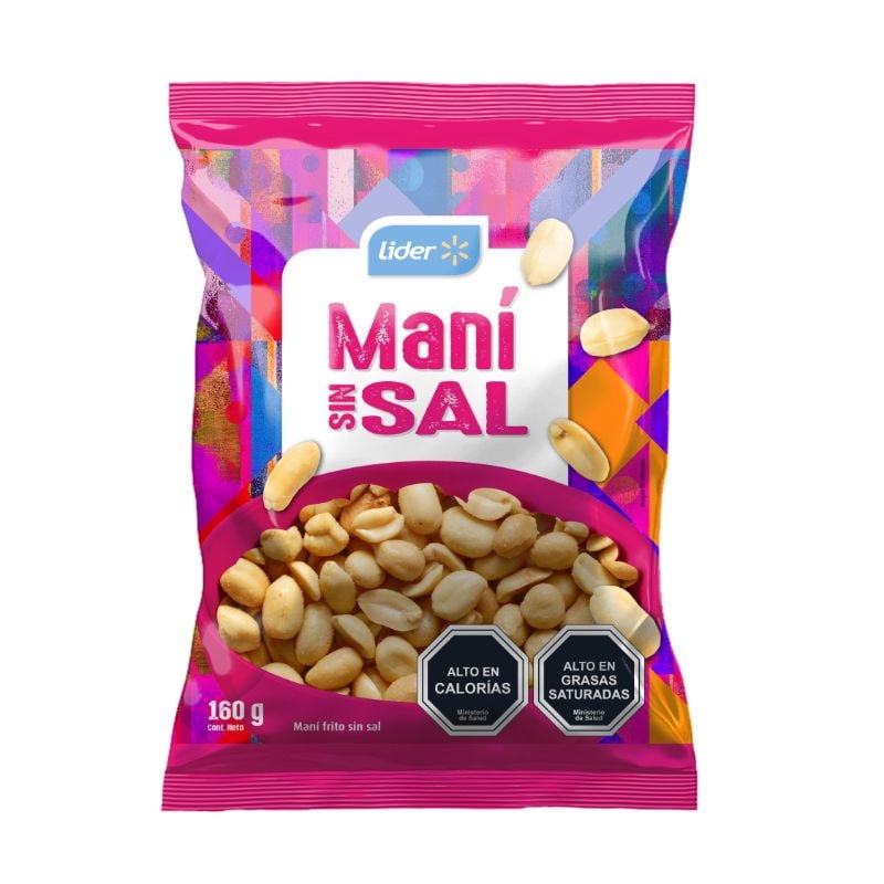 Maní Sin Sal 160 g Lider