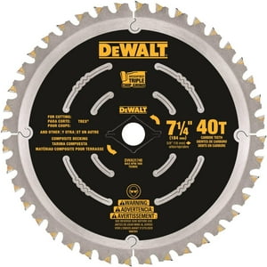 Hoja De Sierra Circular Dewalt Dwa31740 Para Cubiertas Compuestas